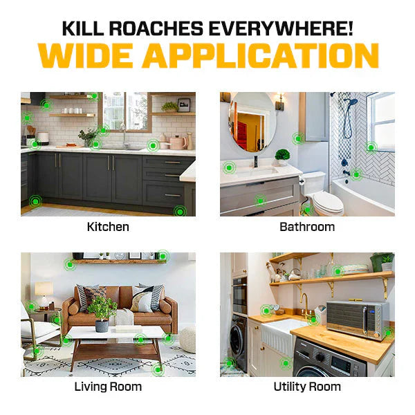 Natural Cockroach Killer Gel – Effective Pest Control for Kitchens, Bathrooms, and Cabinets