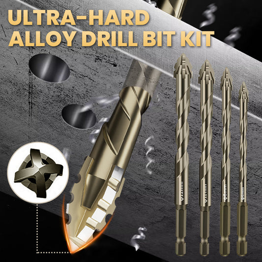 High-Strength Diamond-Cut Drill Bits (15 PCS)