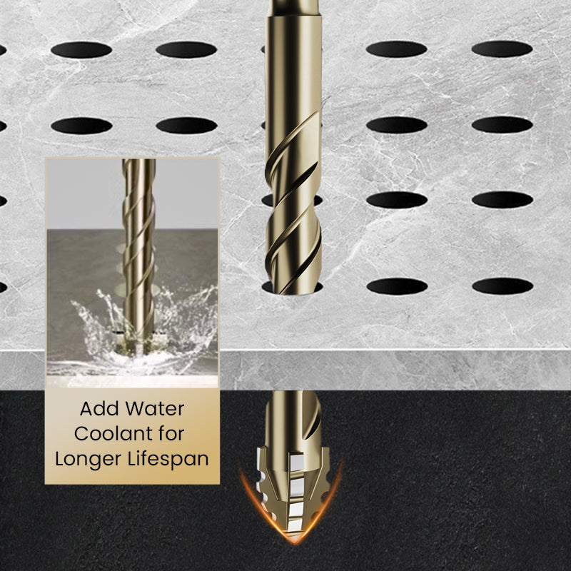 High-Strength Diamond-Cut Drill Bits (15 PCS)