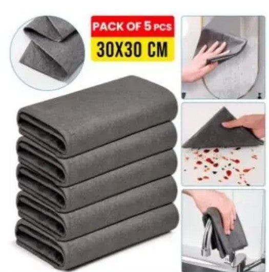 Ultra Absorbent Magic Cleaning Cloth 🧼✨(Buy 5 Get 5 Free🔥🔥)