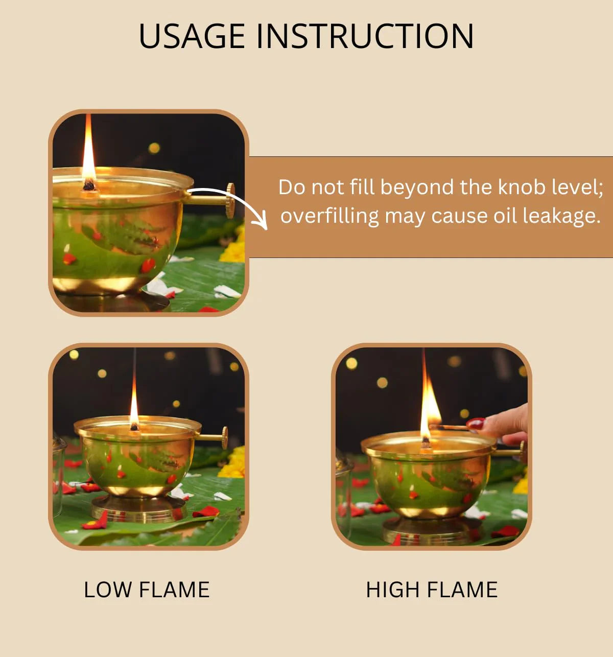 Shree Akhand Jyot Diya & Cover - Brass (पीतल) - PACK of 2- Premium Quality ✅ | BUY1 GET1 - LAST DAY OFFER 🔥