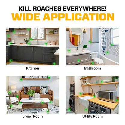 Natural Cockroach Killer Gel – Effective Pest Control for Kitchens, Bathrooms, and Cabinets