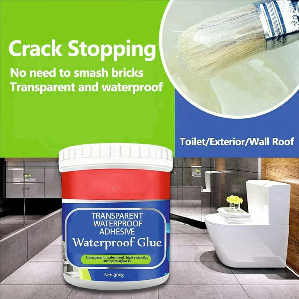 Transparent Waterproof Glue 💧 Buy 1 Get 1 FREE  + Free Brush!🔥
